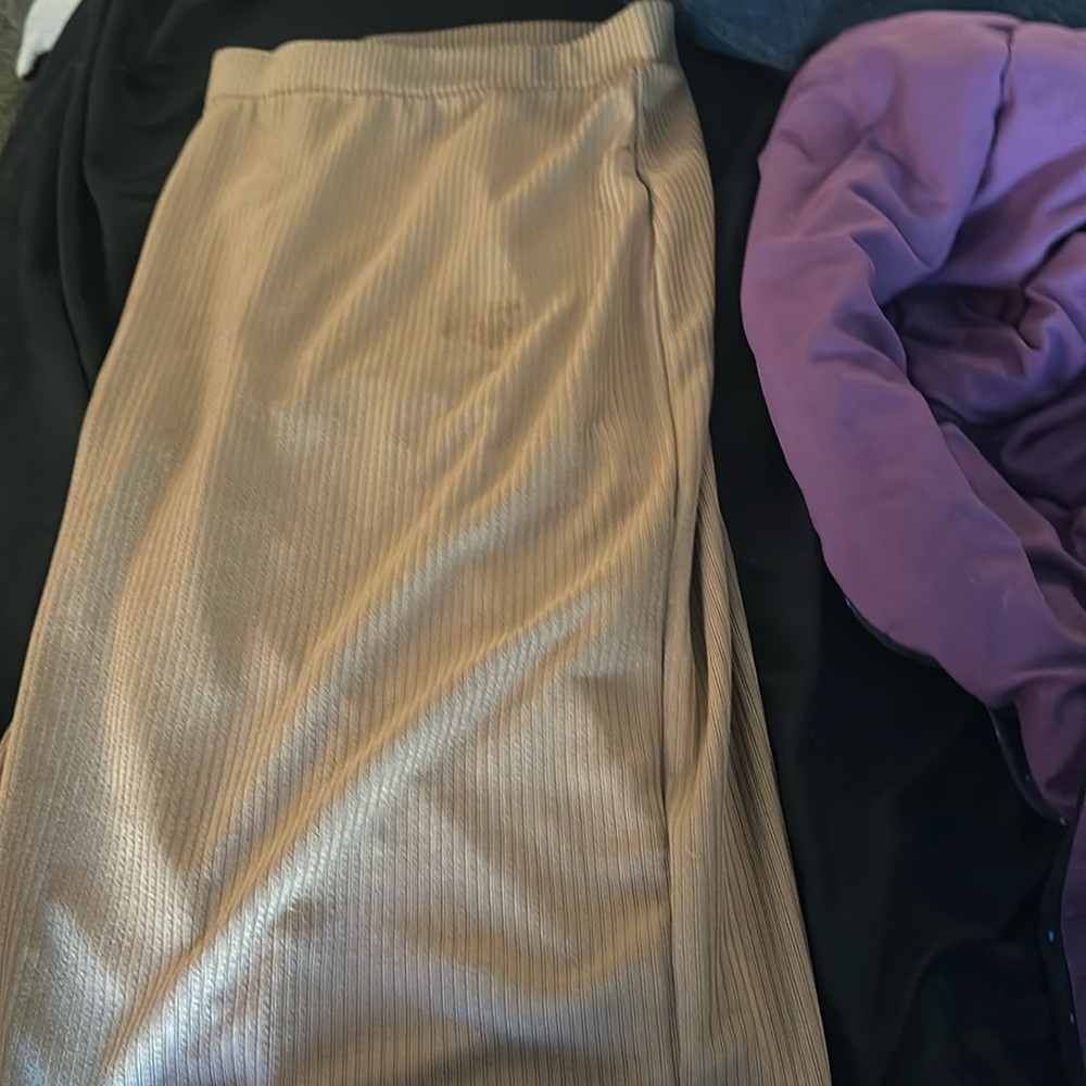 Knee length skirt